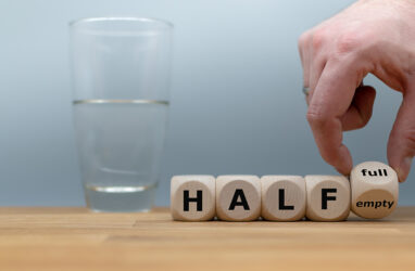 Meaning of Glass Half Full - Optimism and Pessimism